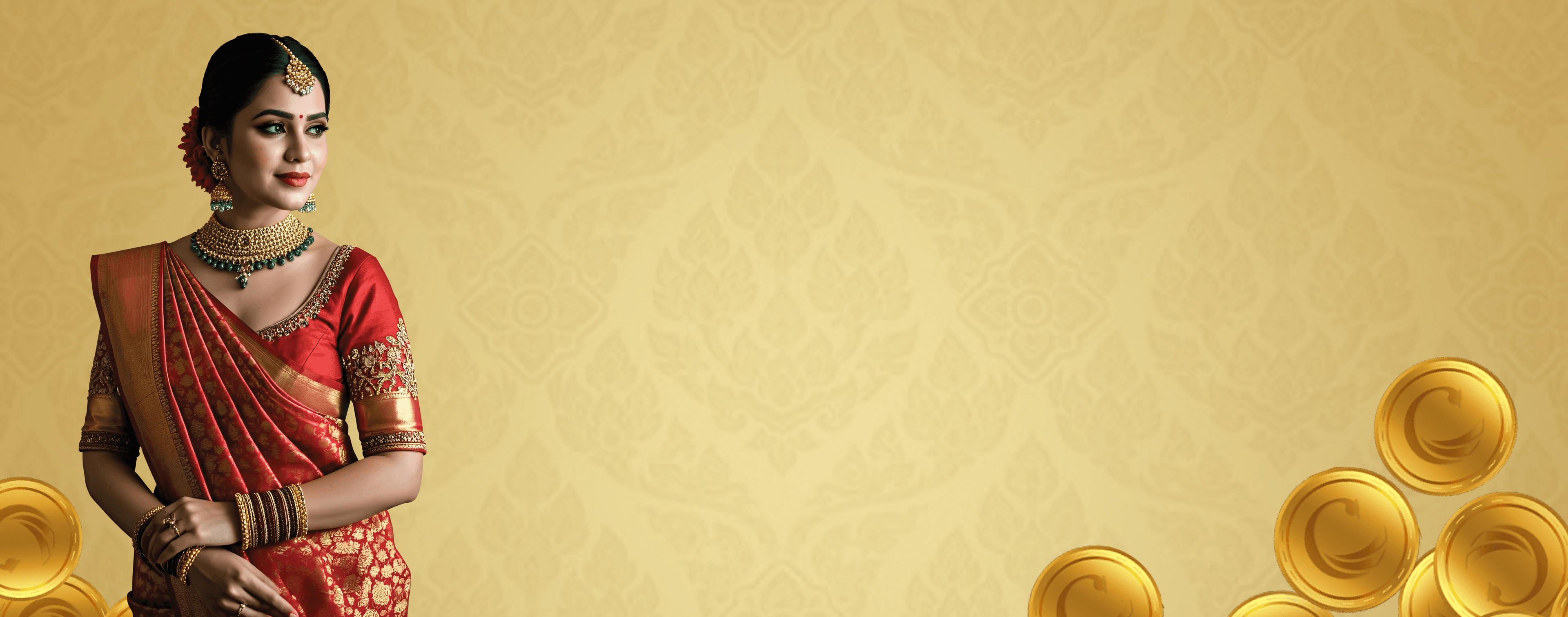 Bridal jewellery banner - Chandanaz collection