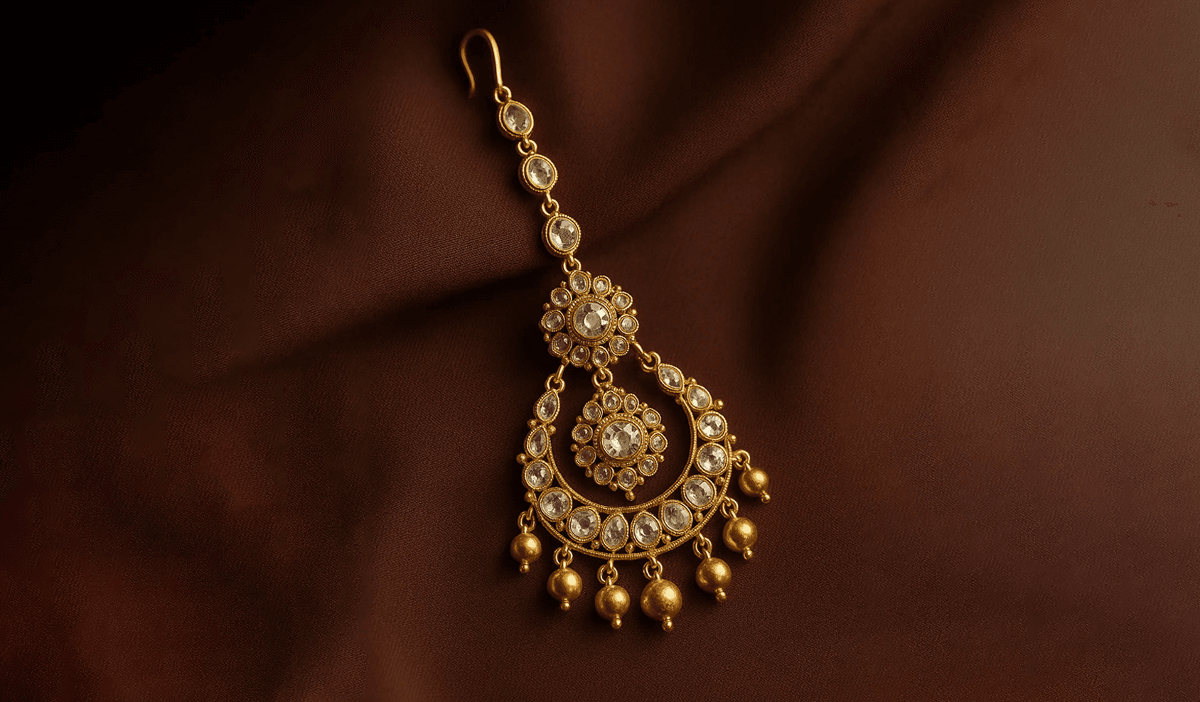 Gold Maang Tikkas
