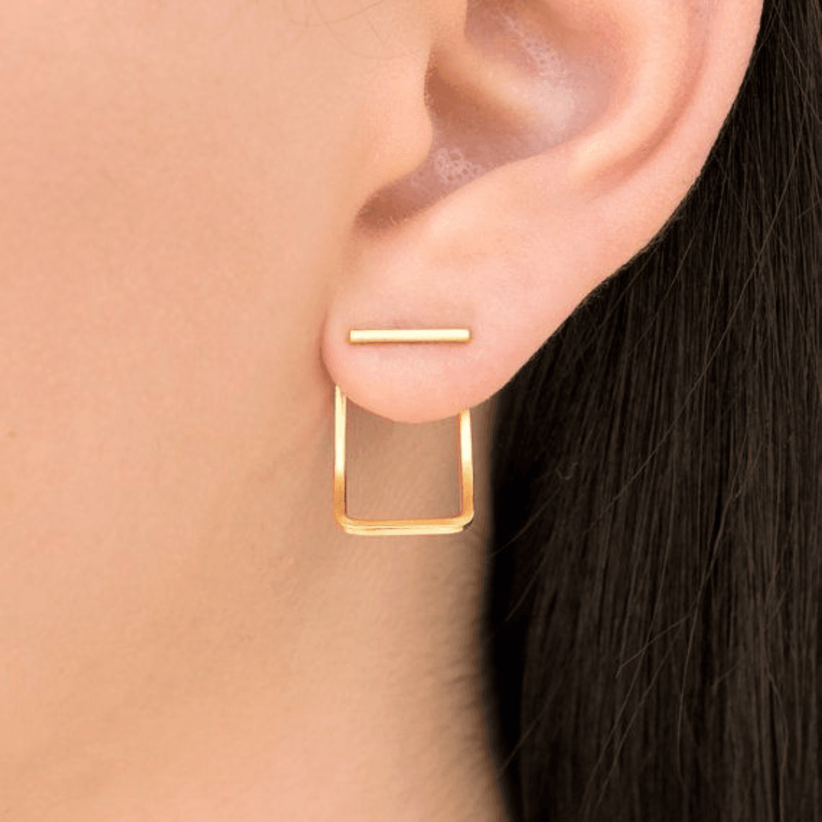 Trendy Ear Jackets - Gold