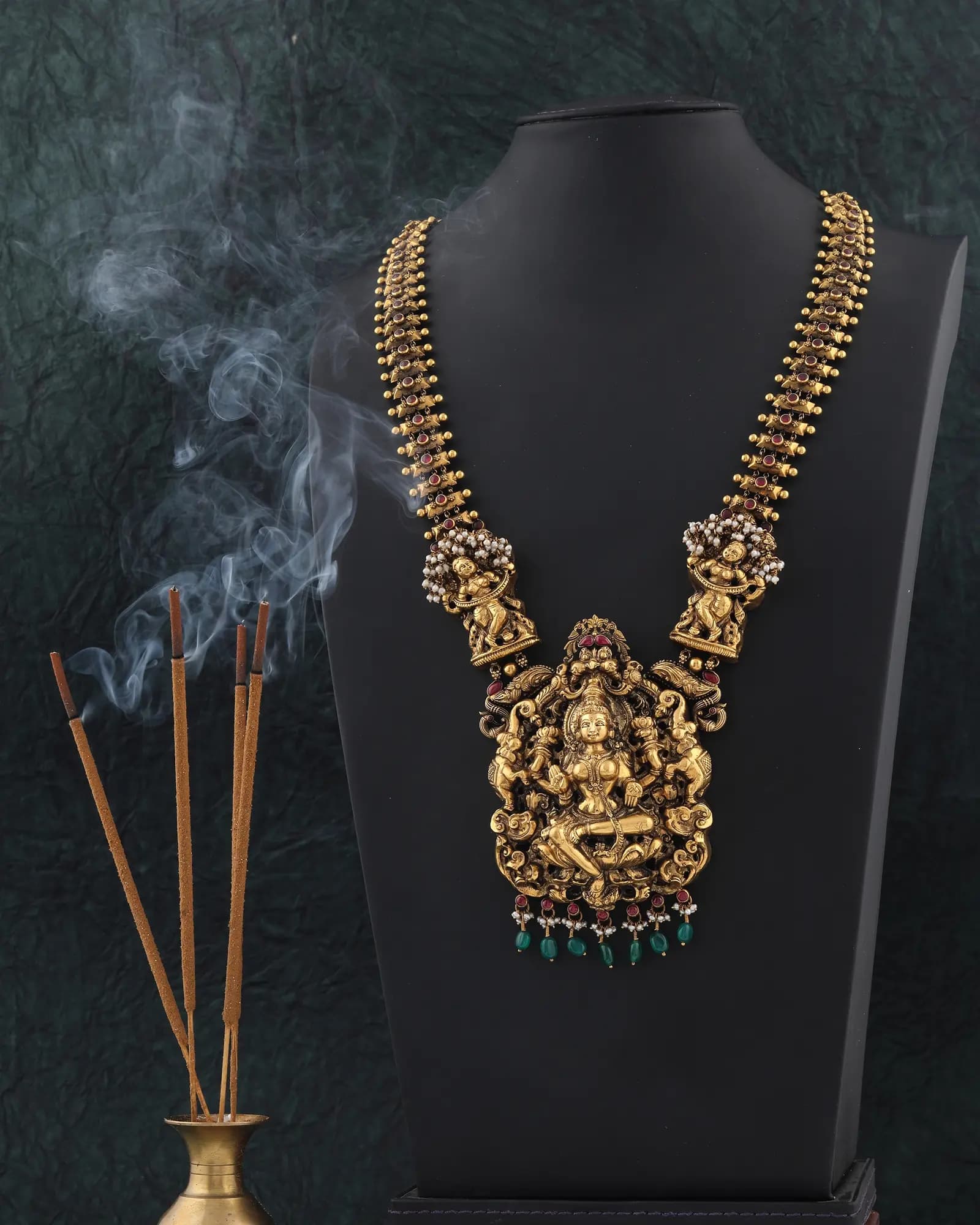 Lakshmi Haarams - TEMPLE JEWELLERY