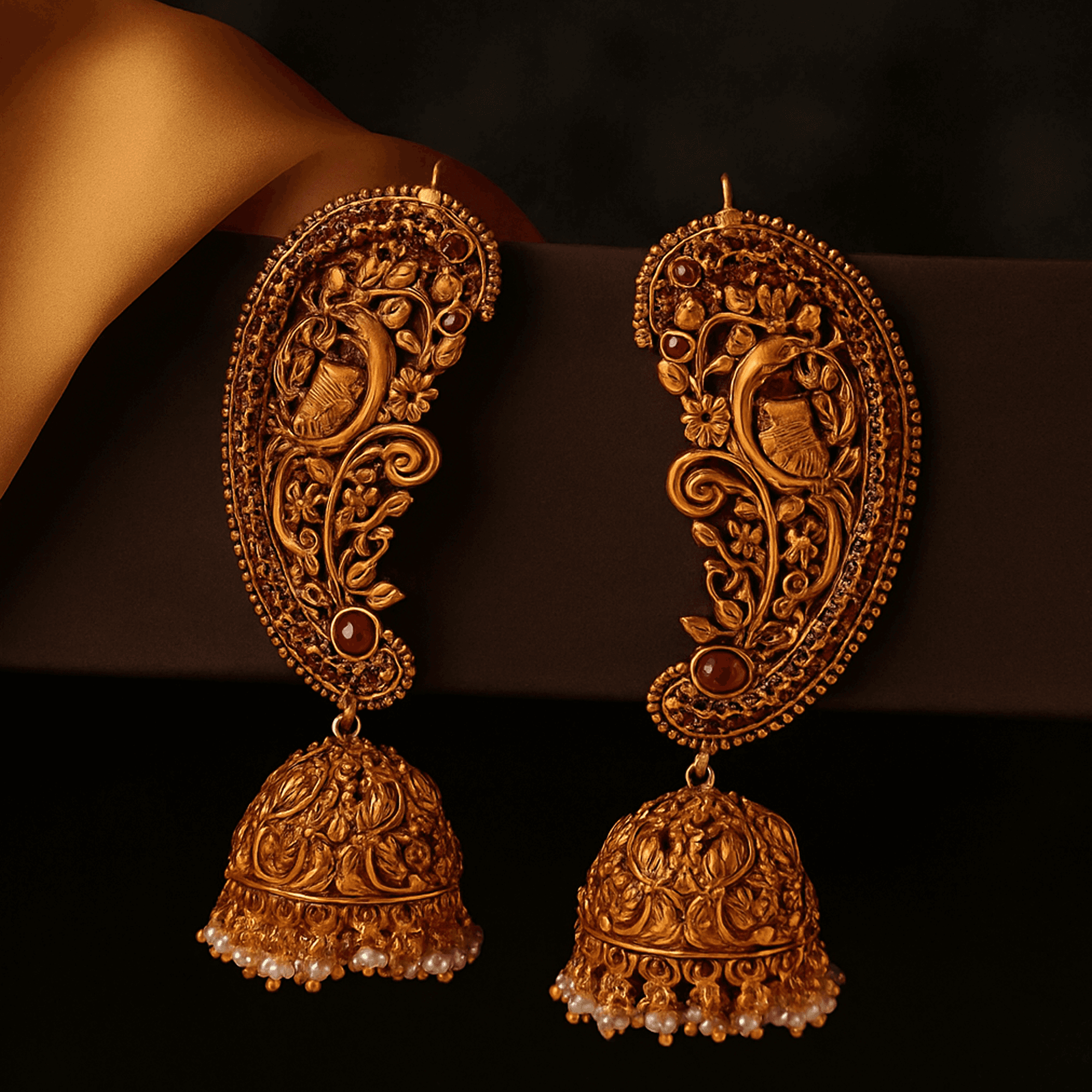 Antique Jhumkas - ANTIQUE JEWELLERY