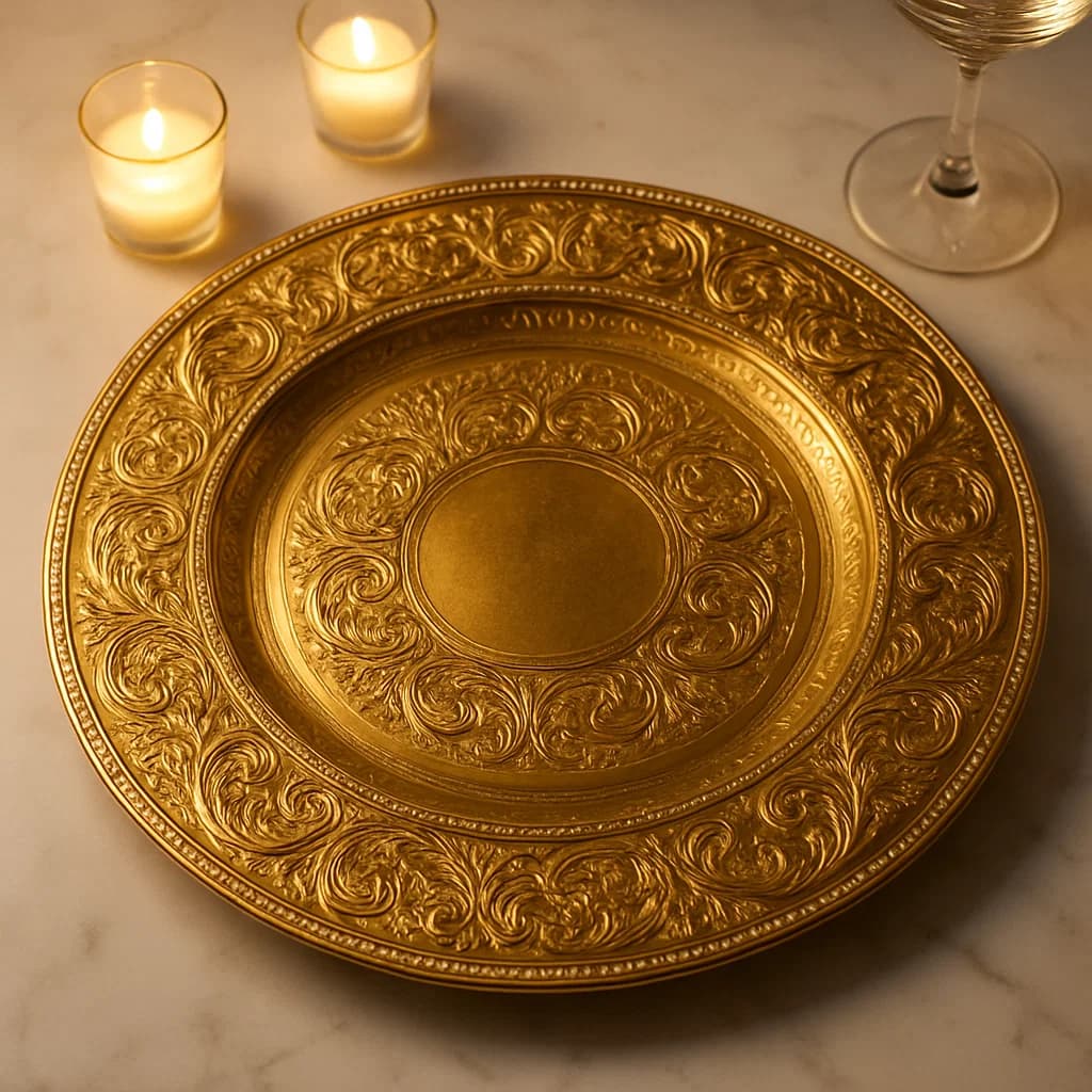 Traditional Plate Collection - Gold