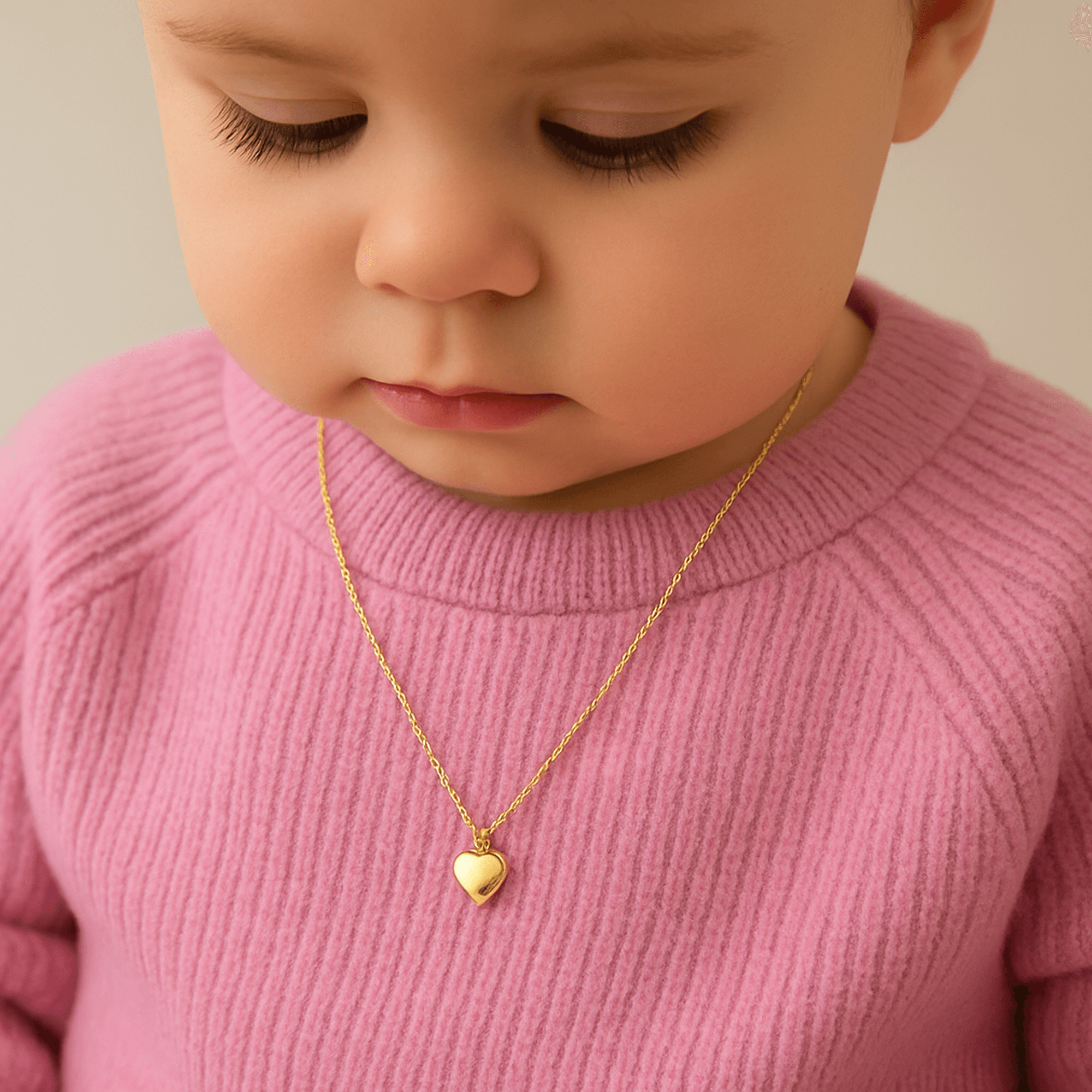 Gold Chains & Pendants - kids jewellery