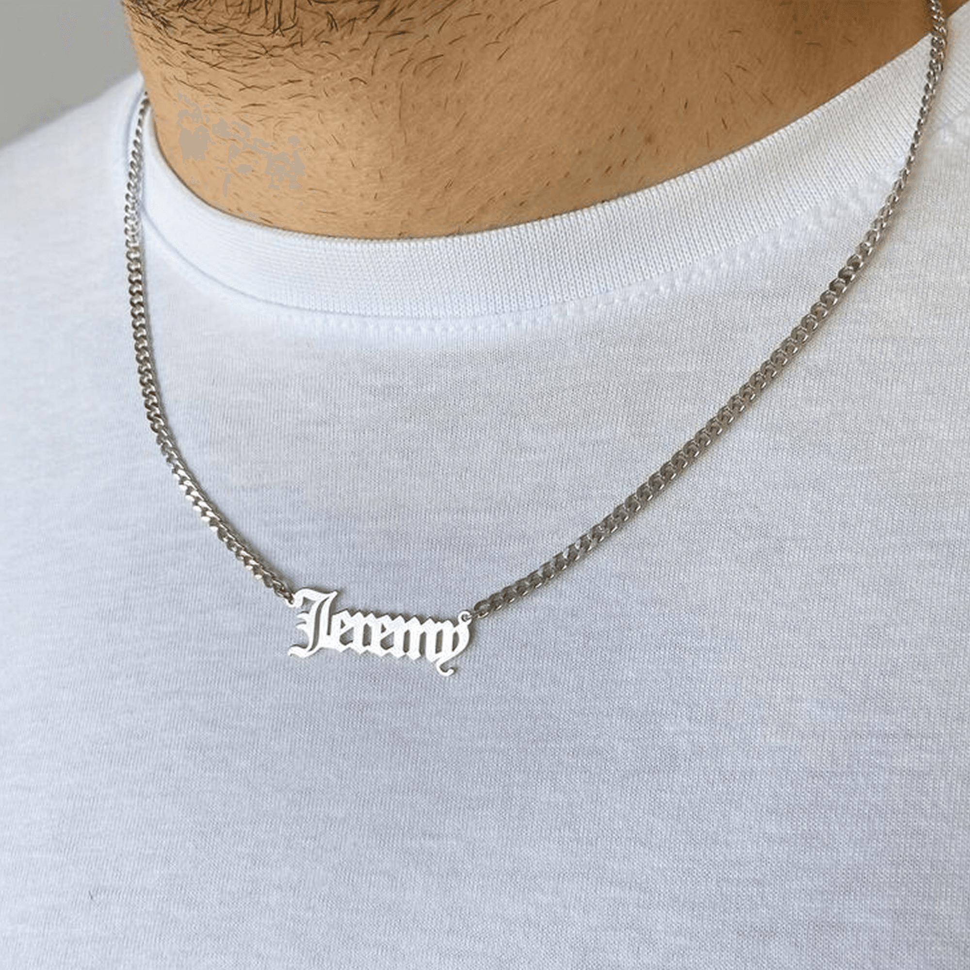 Custom Name Pendants - Men's Jewellery