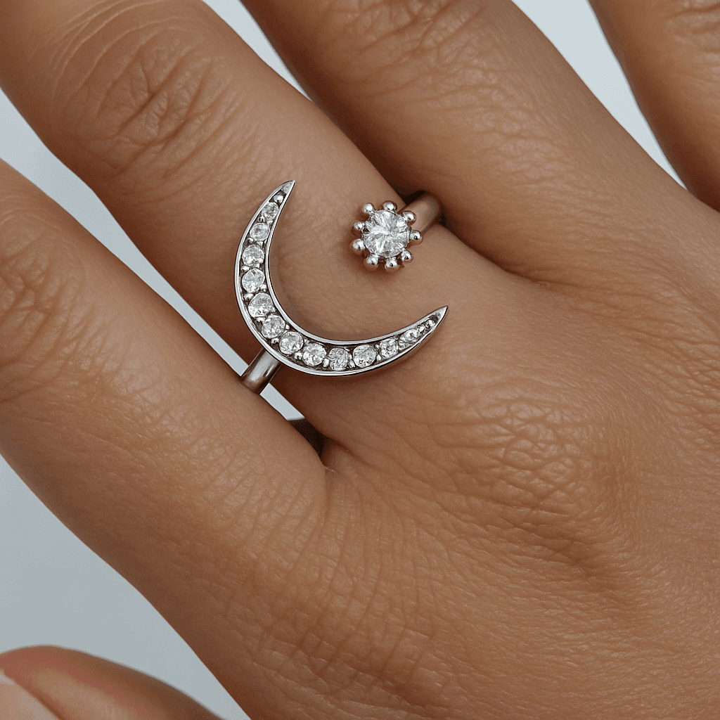 Modern Open Ring - Silver