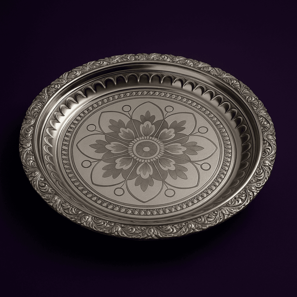 Regal Meal Plate - Silver